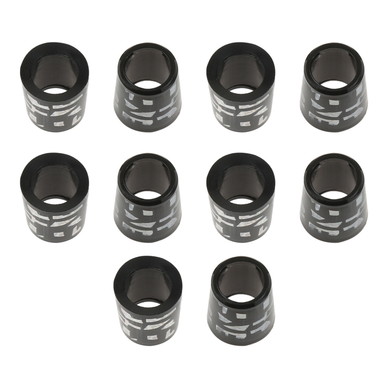 10 unids/lote virolas de Golf manga de Golf punta de virola tamaño 0,370 para hierros de Golf accesorios de ejes de palos de Golf