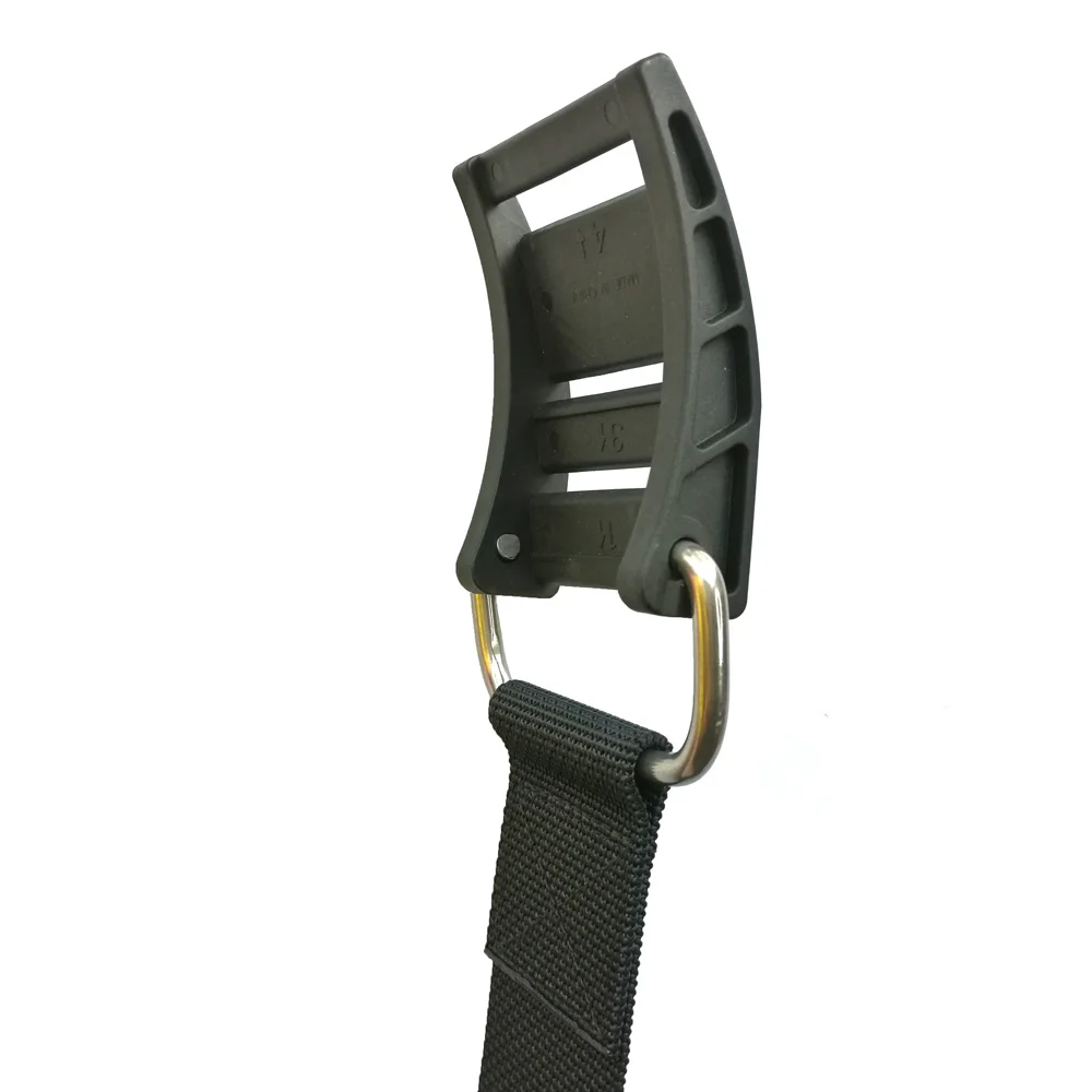 Scuba Diving BCD Tank Strap Tank Band with Plastic Cam Buckle Diver Attachment Backplate Holder Adapter