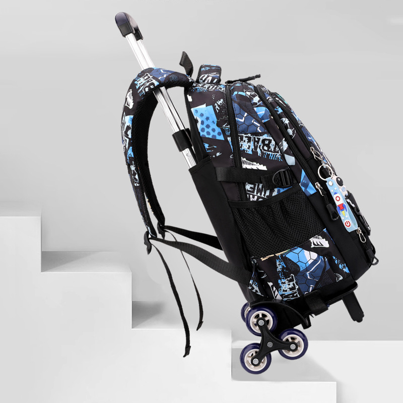 Trolley Children School Bags With Wheels For Boys Mochila Kids Backpack Trolley Luggage backpack Escolar Backbag Schoolbag sac