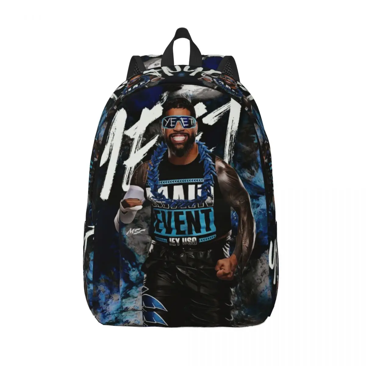 Mochila de lona personalizada Jey Uso Yeet, nueva moda clásica, para hombres, mujeres, escuela, estudiantes universitarios, mochila para portátiles de 15 pulgadas