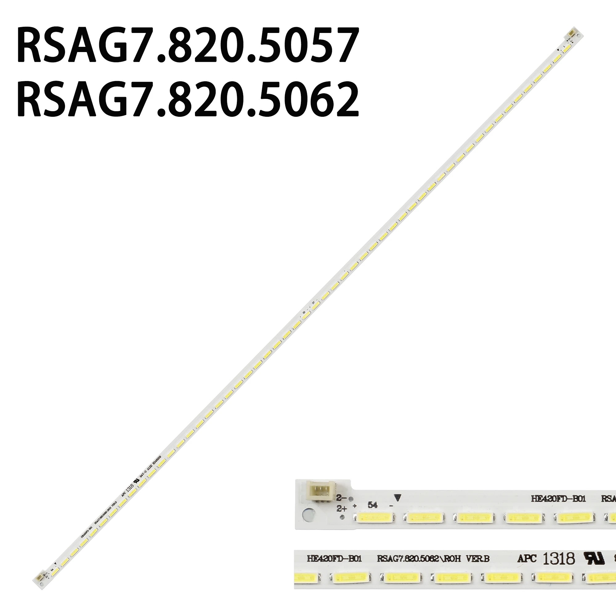 LED-Hintergrund beleuchtung Lampen leiste 54leds 50cm für hisense 40 Zoll tv led40k360jd rsag 7.820.5057 rsag 7.820.5062 SSY-1125050 HE400GF-B31
