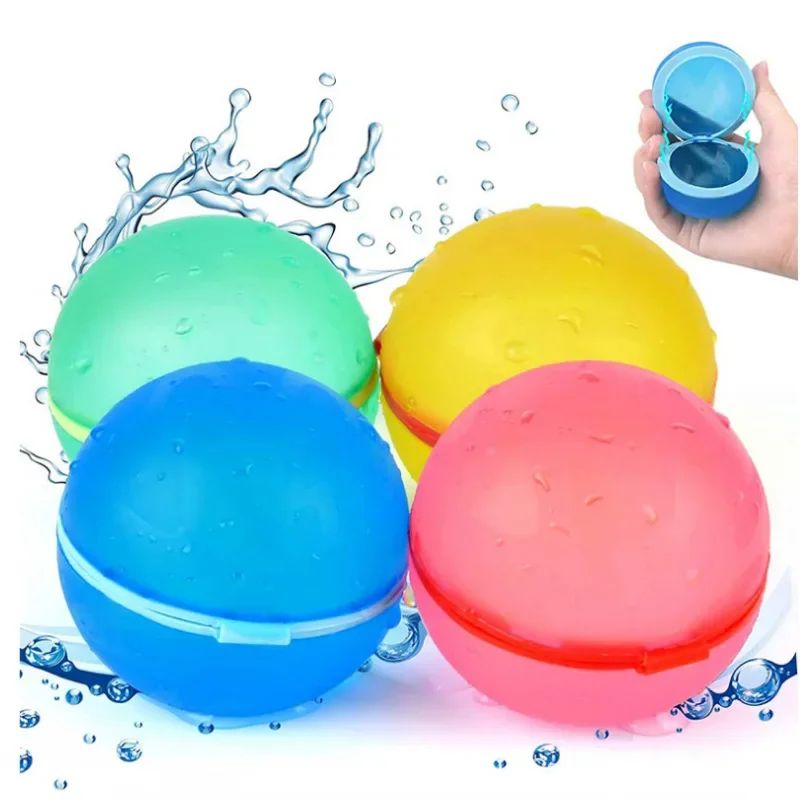 ลูกโป่งน้ําแม่เหล็กแบบใช้ซ้ําได้ ลูกโป่งน้ํารีฟิล Quick Fill Self Sealing Water Bomb Splash Balls สําหรับสระว่ายน้ําเด็ก