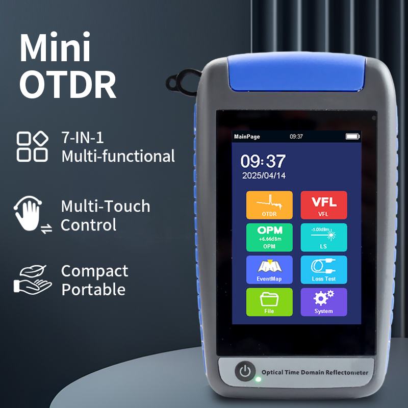 ミニアクティブOTDR光ファイバテスター スマートOTDR 光ファイバ反射率計 ブレークポイント損失ライブテスト OPM VFL 1310 1550 1625nm