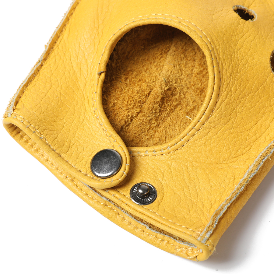 Homens sem dedos meio dedo condução fitness motocicleta ciclismo pele de cabra novos homens luvas de couro do plutônio luvas