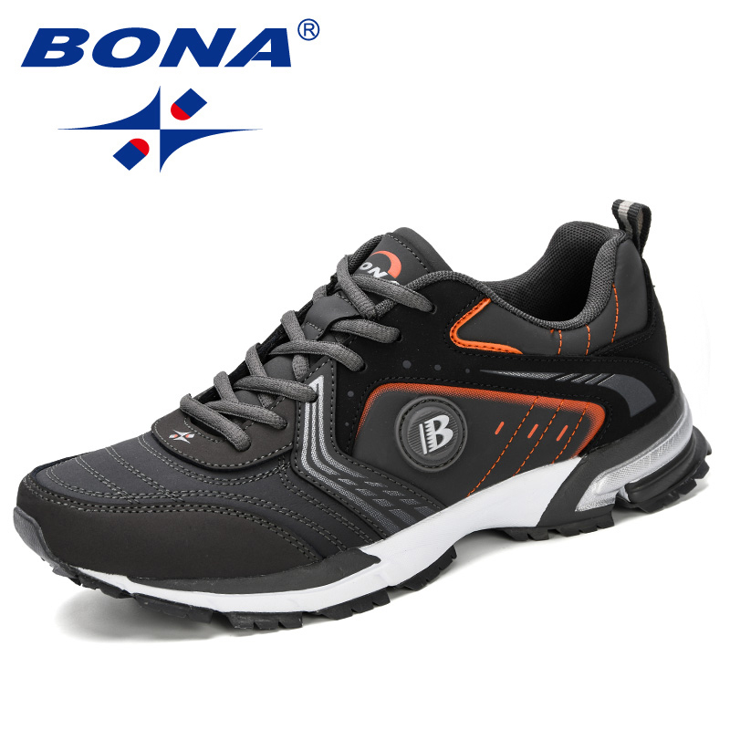 BONA, zapatillas para correr a la moda para hombre, zapatillas ligeras transpirables para exteriores, zapatillas deportivas con cordones para hombre, zapatillas deportivas para caminar y trotar, cómodas para hombre