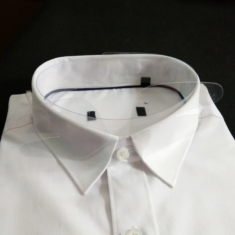 1000 peças fabricantes acessórios de camisa peça de borboleta gola de camisa permanece peça de cinta