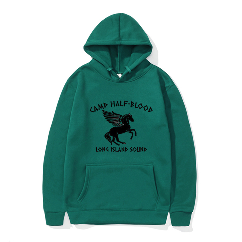Camp Half Blood sudaderas con capucha Percy Jackson sudaderas con capucha campamento gráfico camisa Camp Lover hombres mujeres Unisex Otoño Invierno Casual sudaderas con capucha