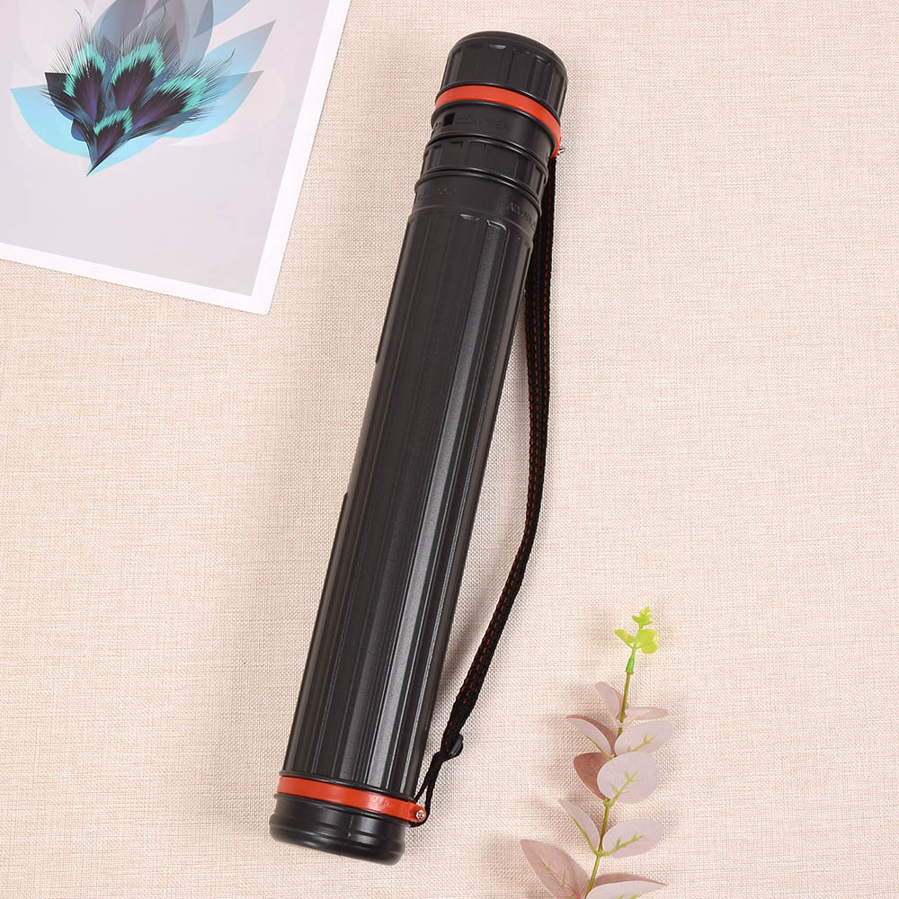 Extendable Telescopic Archery Arrow Back Shoulder Quiver Holder Tube Adjustable Painting Cylinder Art Supplies