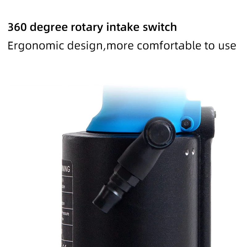 Industrial pneumático cego Rivet Gun, Heavy Duty Rivet Gun, auto de sucção automática, aço inoxidável, cicuta rebite Tool, 2.4-6.4mm, 3/16"