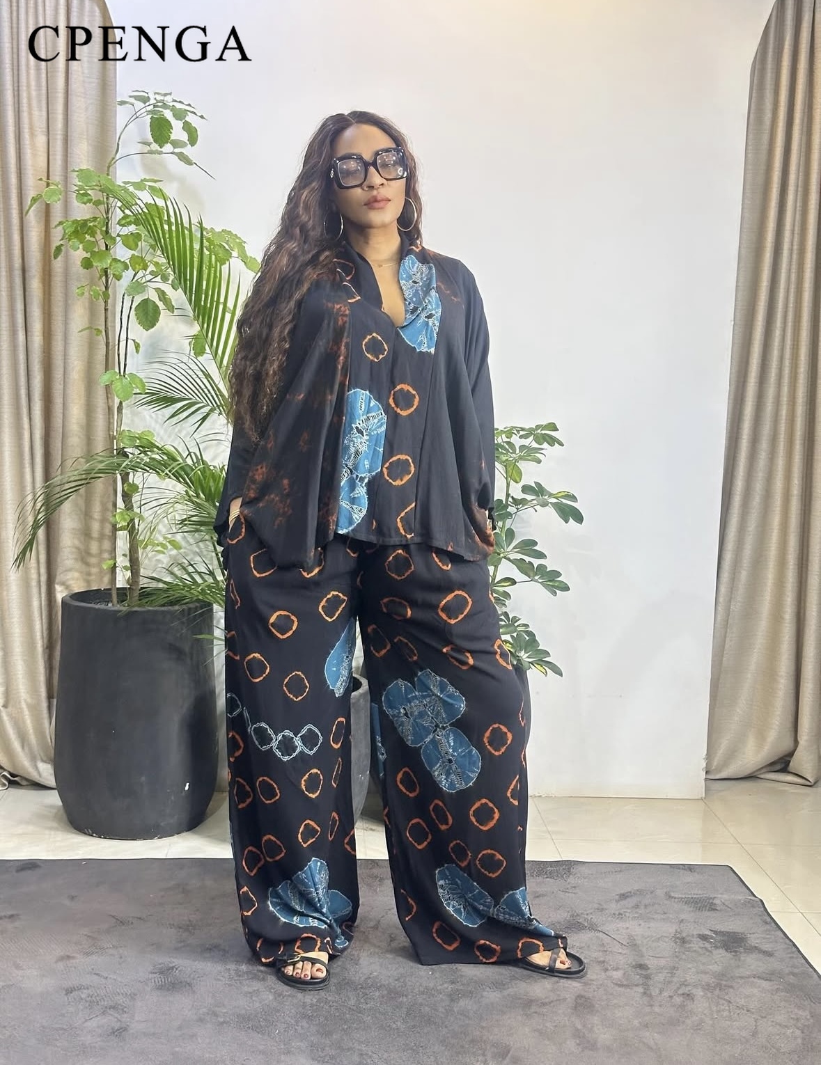 Verão duas peças combinando roupas africanas dashiki para mulheres plus size impresso topo e calça terno 2025 roupa casual nigeriano