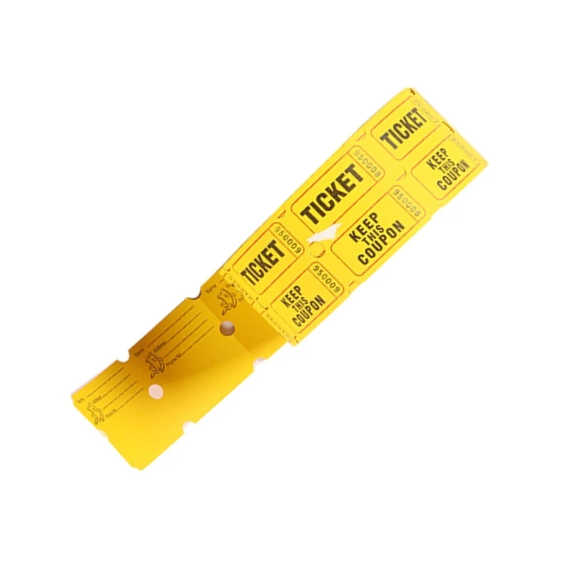 1.000 Vé Xổ số Vé xổ số một lượt cho sự kiện, lễ hội, giải thưởng tại cửa, đồ uống và hơn thế nữa, 6 màu sắc đa dạng