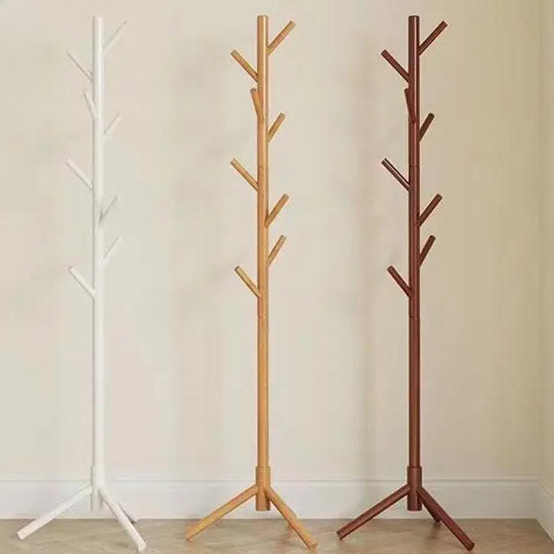 Cabide de madeira maciça moderno cabide suporte para quarto sala estar entrada resistente chapéu cachecol saco organizador madeira natural