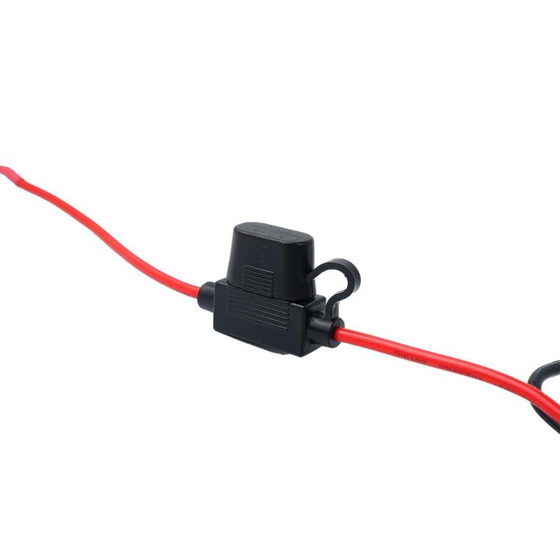 12V Charger Cable For Motorcycle Battery Terminal To SAE Quick Extension Cord Cable Connector For Battery Charger/Maintainer