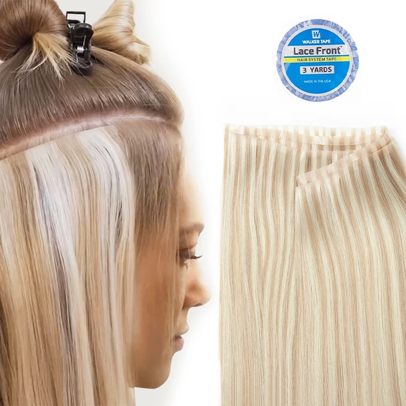 Fita invisível de trama longa e plana, cabelo humano, trama de pele pu, extensão de cabelo injetado, sem costura e sem cola, fita na trama do cabelo
