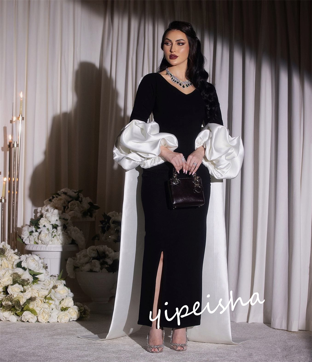 Maßgeschneidertes Blumen-Quinceanera-Kleid in A-Linie mit O-Ausschnitt, maßgeschneidertes Anlasskleid in Anke-Länge