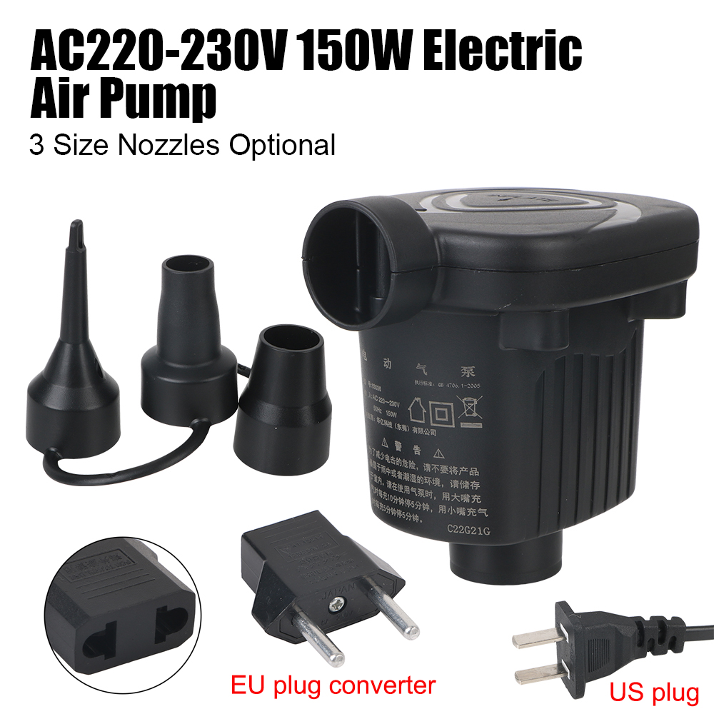 Inflatable Foot Pillow Elevation Leg Pillows Travel Camping Sleeping Wedge Pillow Knee Cushion,Inflator Electric Air Pump 220V