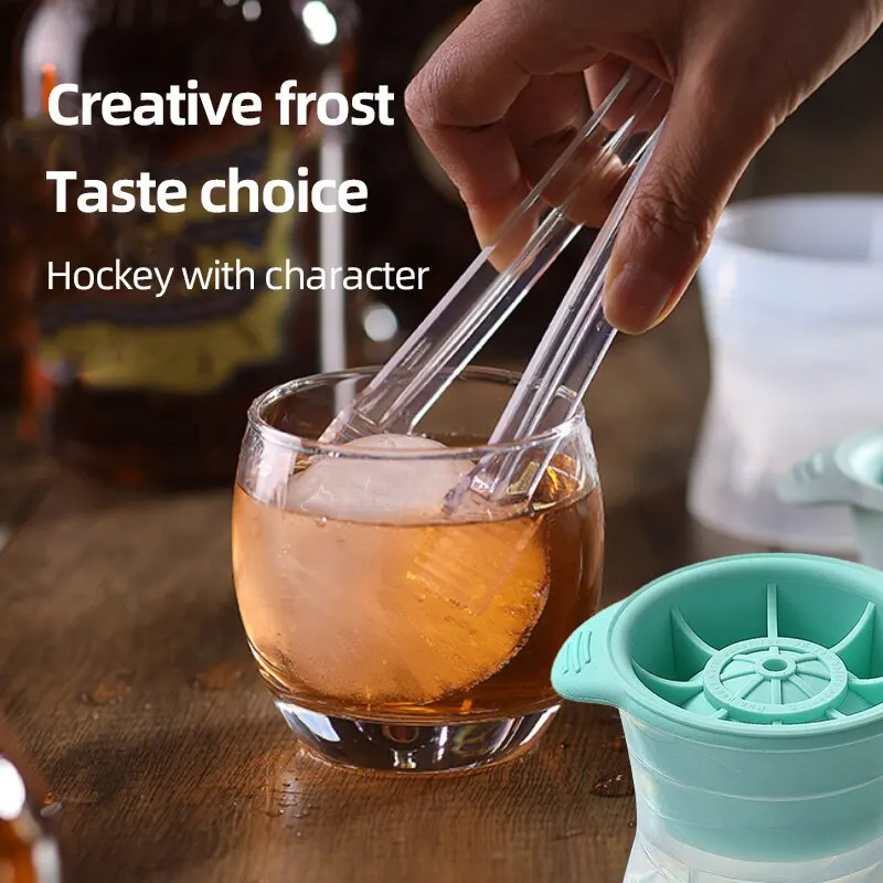 Clearance_Whiskey Silicone round Ice Ball Mold Maker Ice Maker Large Ball Ice Ice Tray_Continuous updates