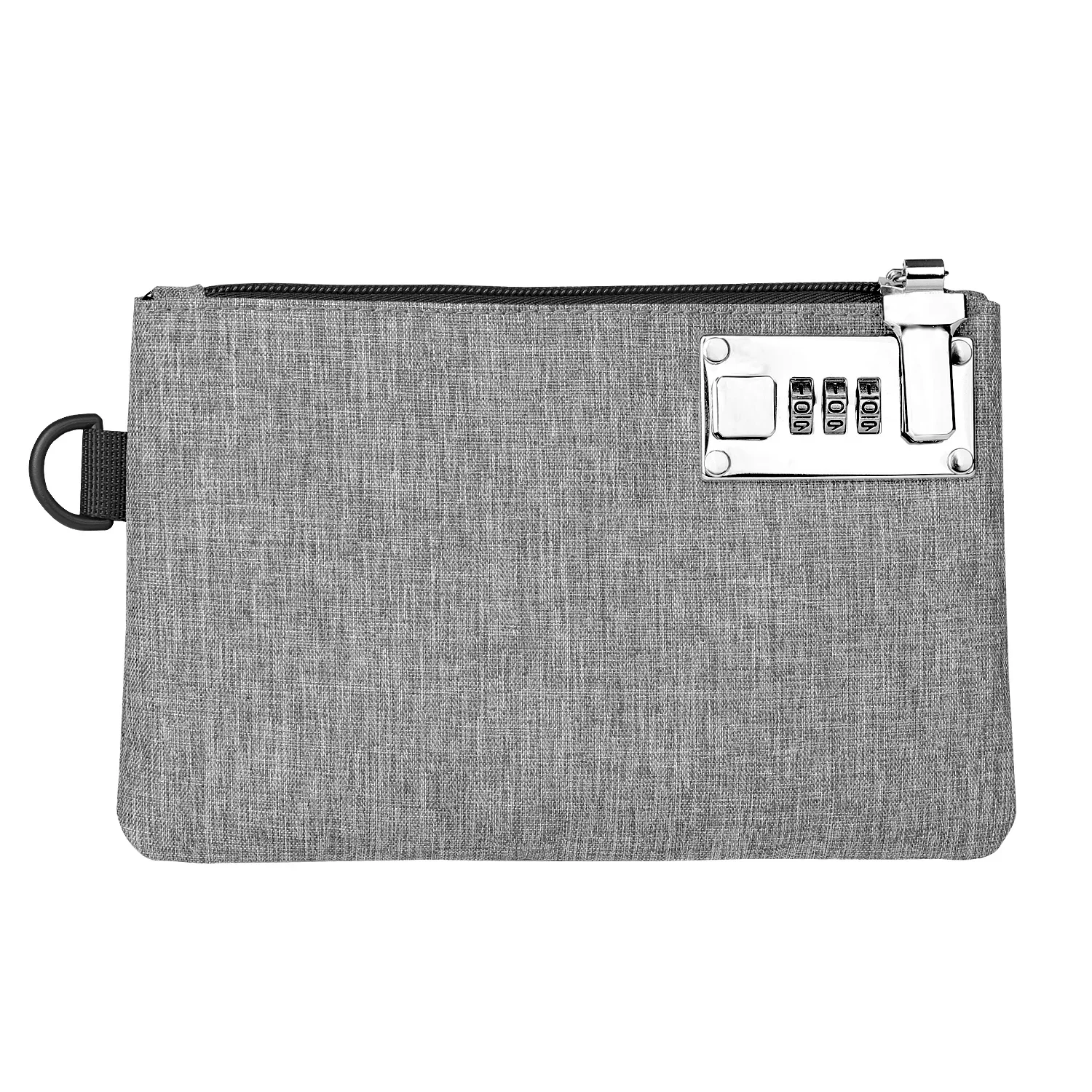 Gebwolf Bolsa de dinero con cerradura Monedero para pasaportes en efectivo Almacenamiento de tarjetas de crédito Bolsa de efectivo