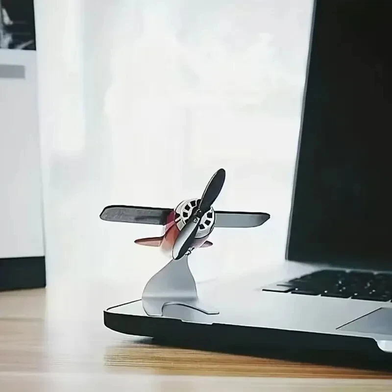 Zonne-vliegtuig Creatieve heren autodecoratie Auto-interieur Accessoires Desktop Ornament Cadeau voor vrouw, man, autoliefhebber