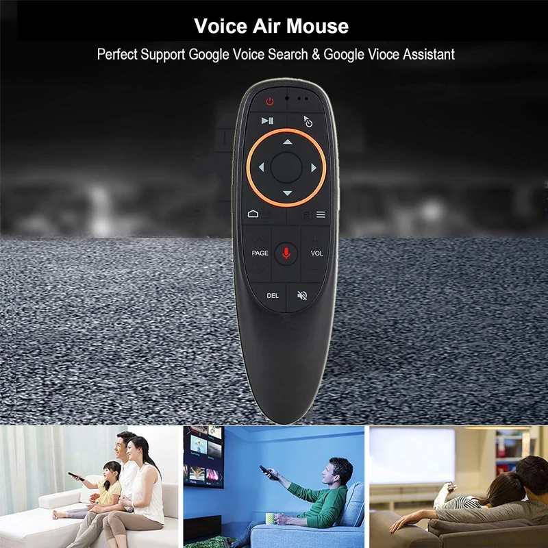 G10S Air Mouse Voice Remote Control 2.4G Wireless Gyroscope IR Learning for H96 MAX X88 PRO Android TV Box HK1