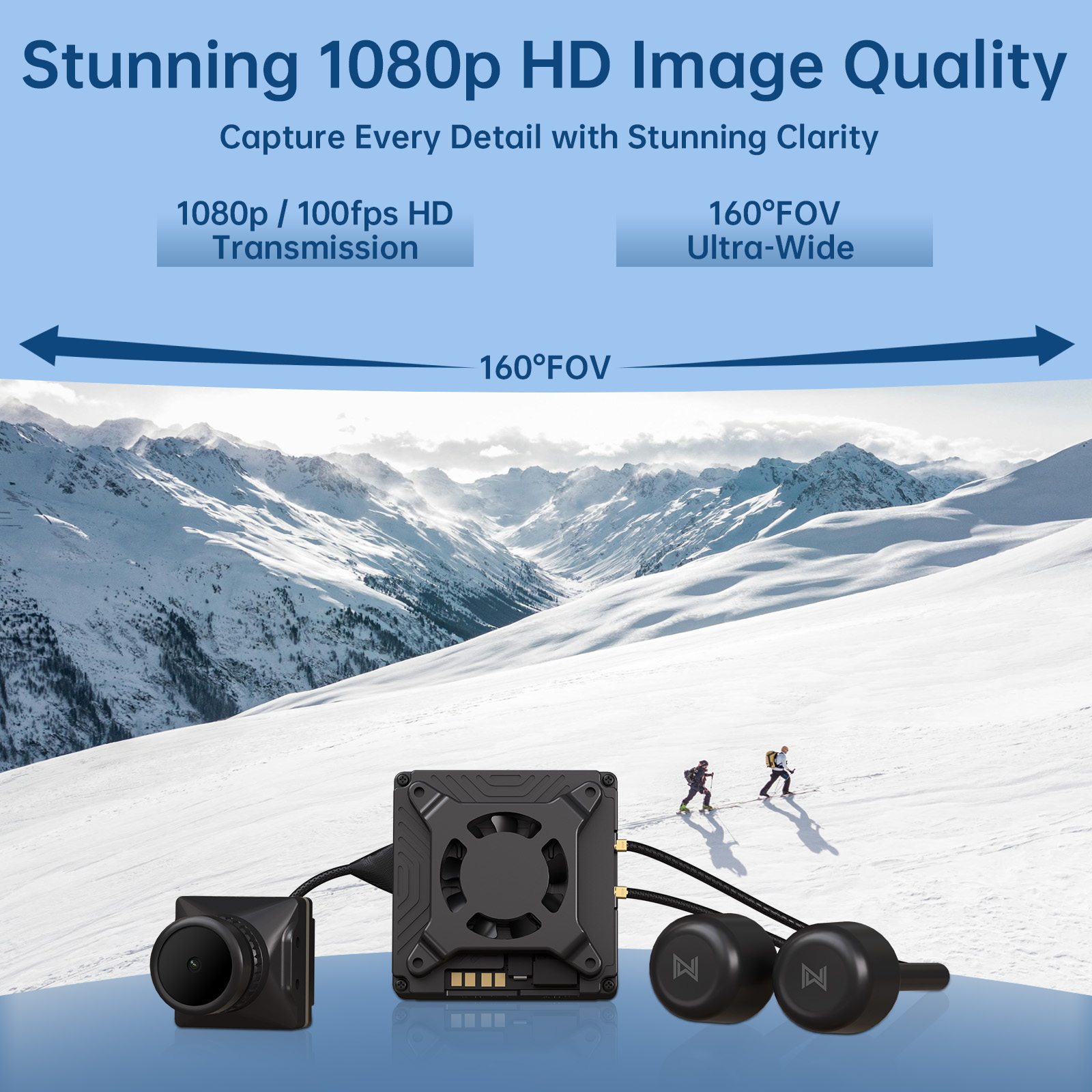 Caddx Walksnail Avatar GT Kit Max 2W VTX Gyroflow 1080P 100fps Двойные антенны Датчик ночного видения Starvis II Дрон Fpv дальнего действия