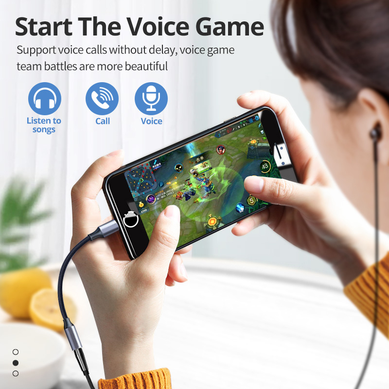 For Xiaomi Redmi Samsung Pixel USB C to 3.5mm Earphone Jack Digital Audio Adapter Converter Type C HiFi for Android 3 5mm