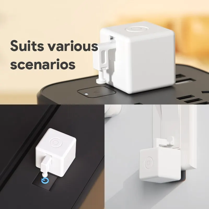 Tuya ZigBee Bluetooth fingerbot plus ปุ่มหุ่นยนต์ Pusher Bot สวิตช์ Pusher Home Smart Life APP