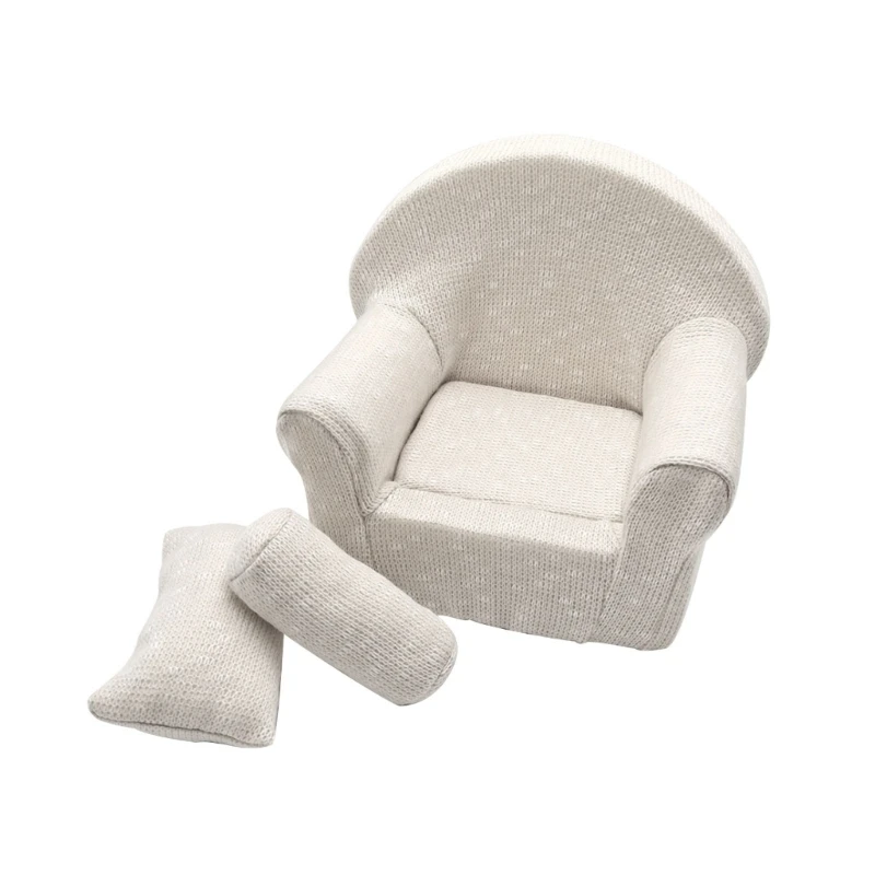Ghế sofa mini cho trẻ sơ sinh màu trơn Chụp ảnh Sofa cho ghế Ghế chụp ảnh di động