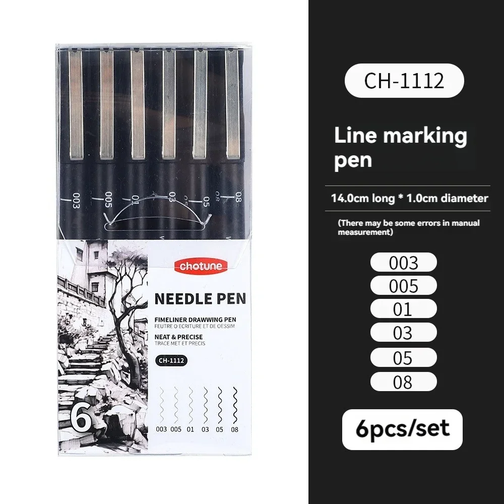 3/15 เคล็ดลับสีดํา Pigment Micro-ปากกา Fineliner หมึกปากกา,วาดศิลปินภาพประกอบปากกา Multiliner สําหรับ Sketching อะนิเมะมังงะ Design