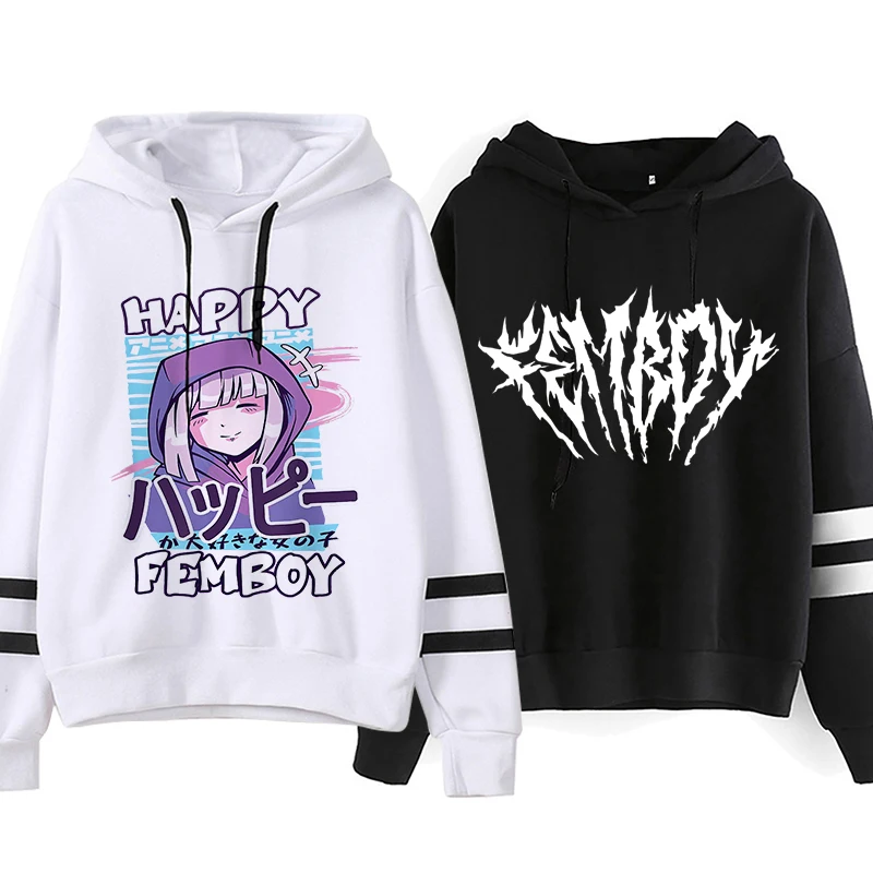 Frauen Männer Lustige Y2k Hoodies Mode Femboy Hooters Sweatshirt Femboys Harajuku Mit Kapuze 2000er Jahre Vintage Hip Hop Pullover Streetwear