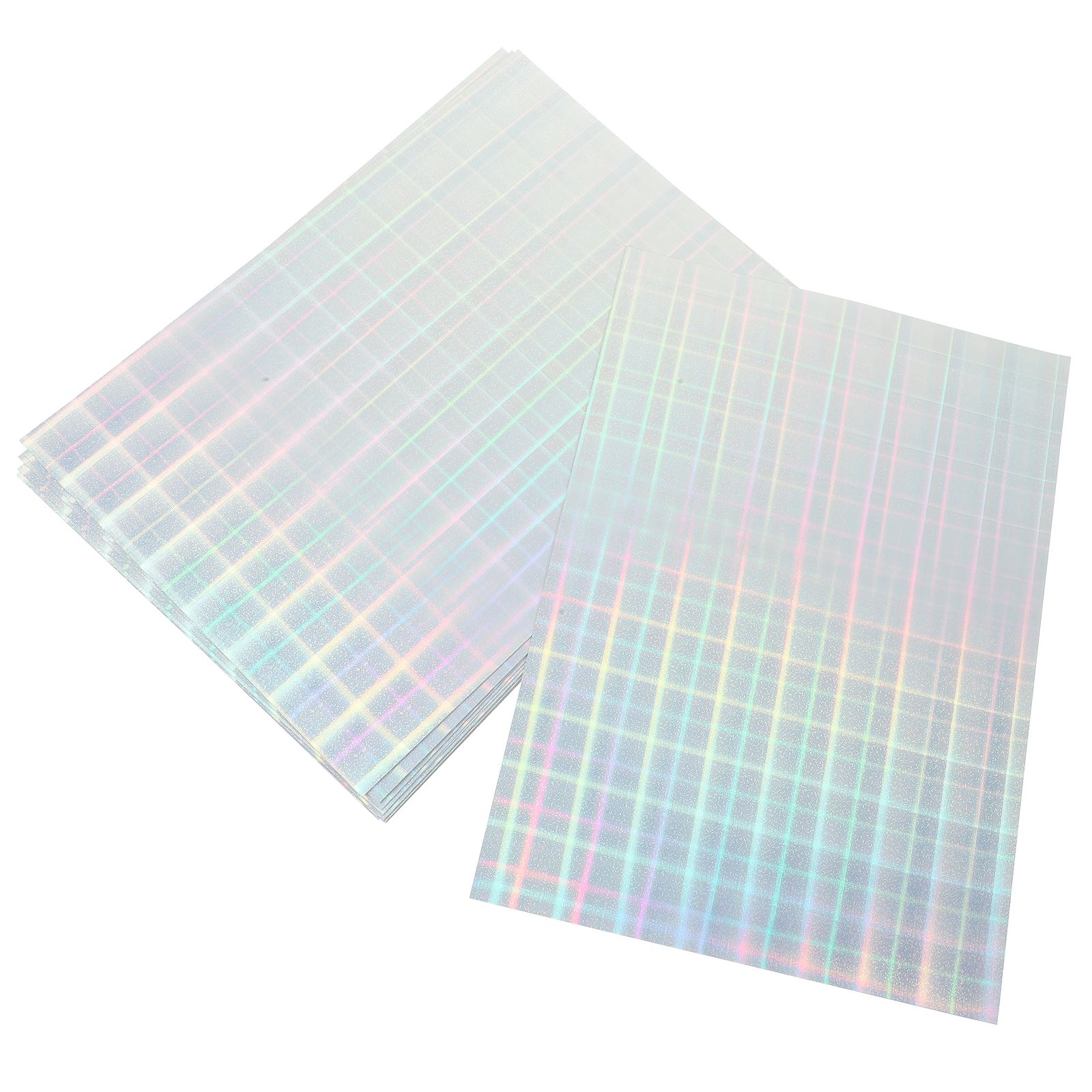 Étiquettes autocollantes en papier d'impression holographique, 20 feuilles, imprimante imprimable auto-adhésive en Pvc