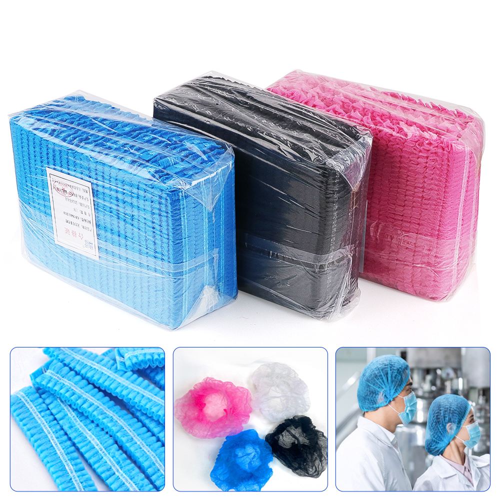 Accesorios para tatuaje Microblading, maquillaje permanente, gorro de ducha impermeable, gorros de red desechables para tatuaje de cejas, 100 Uds.