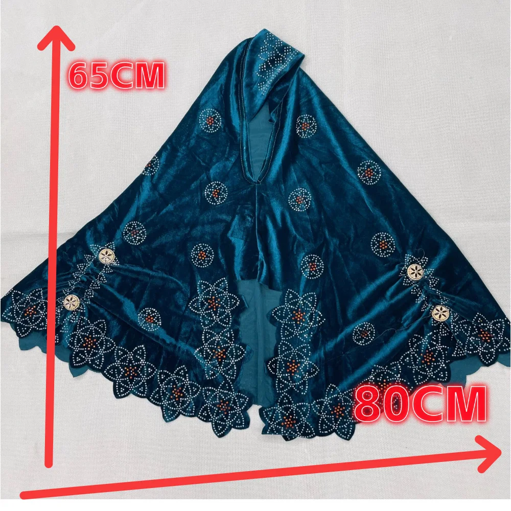 女性用ビーズヒジャーブターバン,イスラム教徒の帽子,ヘッドラップ,ショール,ラップ,ファッション,60x80cm, 2024