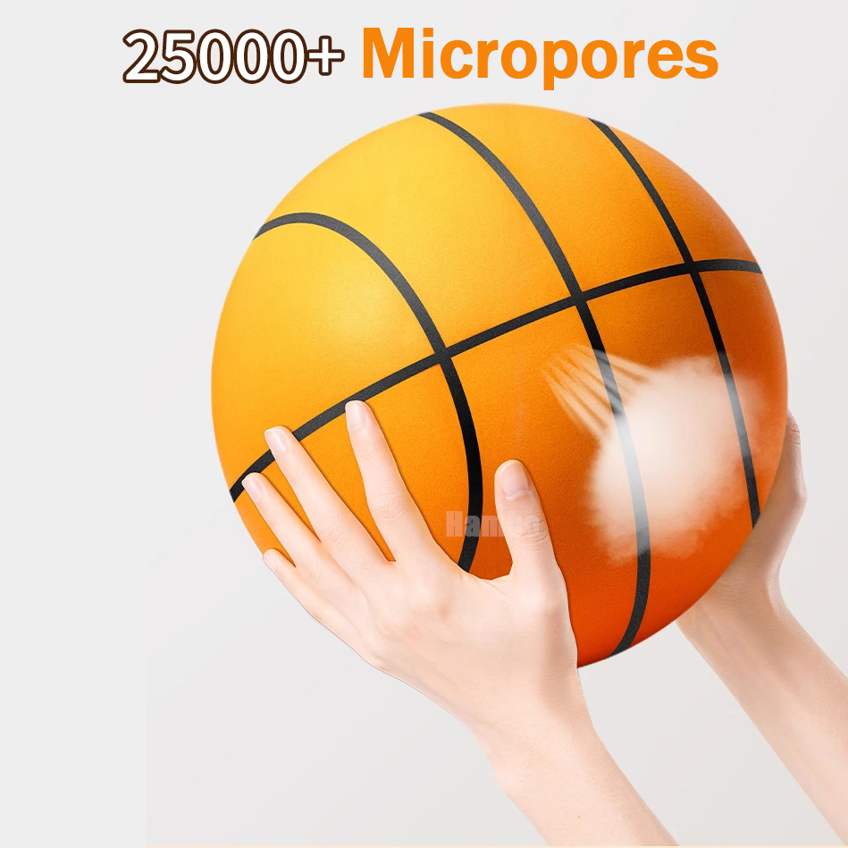 Silencioso bola macia Air Bounce Basketball, Saltando espuma muda, tamanho 3, 5, 7 cesta, Dropshipping rápido