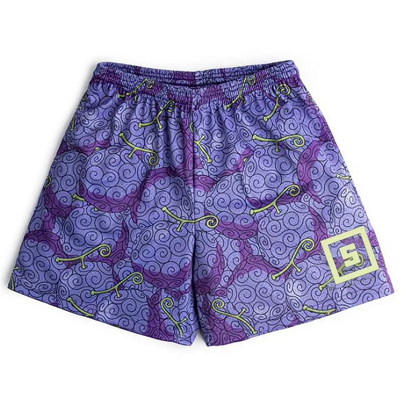 Nuevo Anime 3D impreso cómic gimnasio Fitness malla secado rápido deportes moda pantalones cortos transpirable verano adecuado tanto para hombres como para mujeres