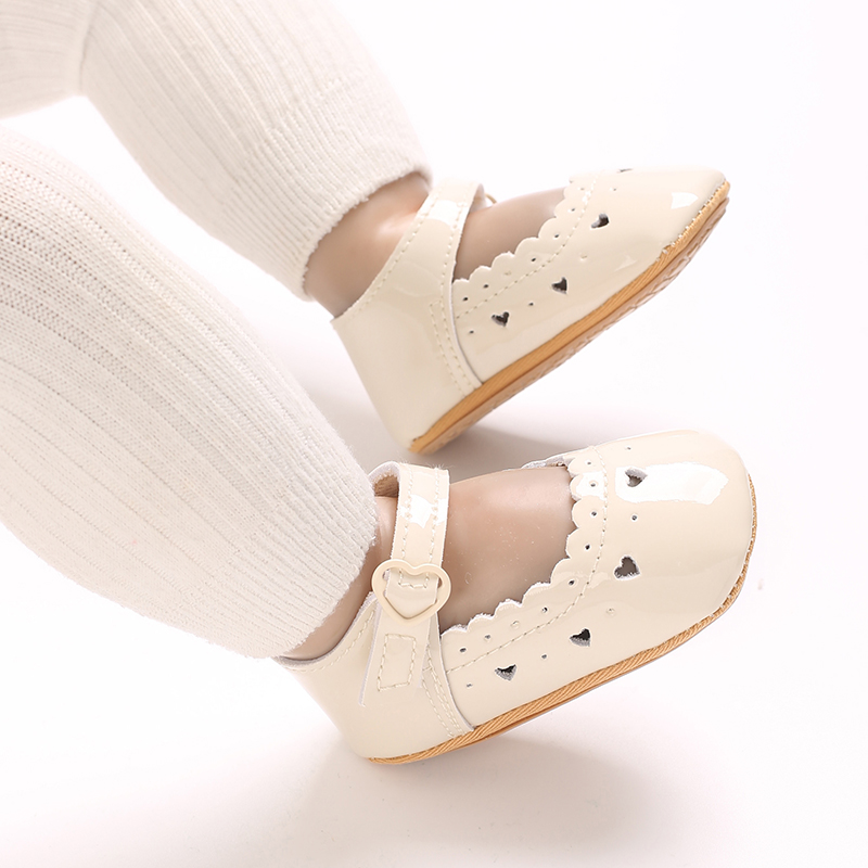Chaussures Mary Jane à la mode et élégantes, adaptées aux bébés et aux filles de 0 à 1 ans, chaussures de marche légères