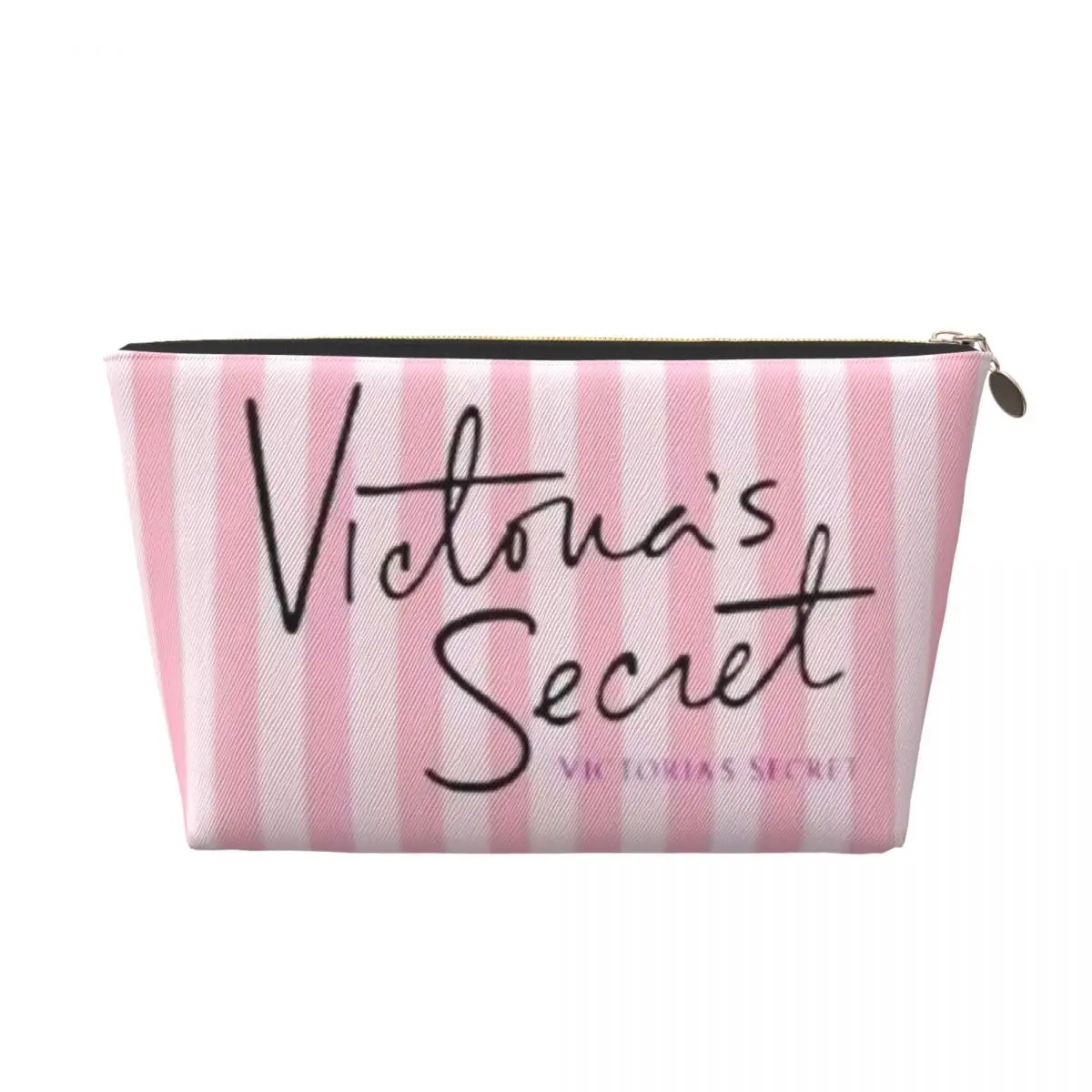 Neceser de viaje de cuero compacto V-ictoria's S-ecret: bolsa de maquillaje liviana y espaciosa