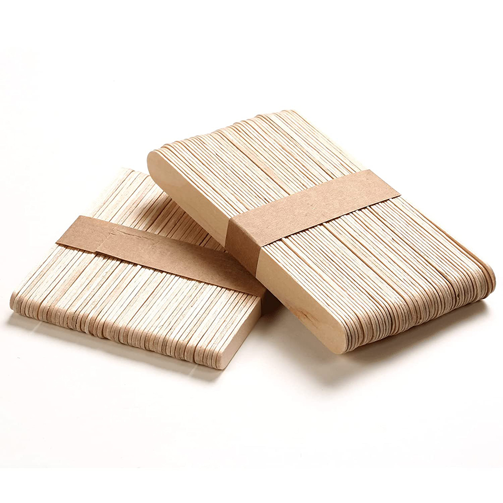 50/100 Viên Gỗ Tóc Dính Tẩy Lông Thìa Đũa Dùng Một Lần Nữ Depilation Applicators Sáp Gỗ Depressor Dụng Cụ Làm Đẹp