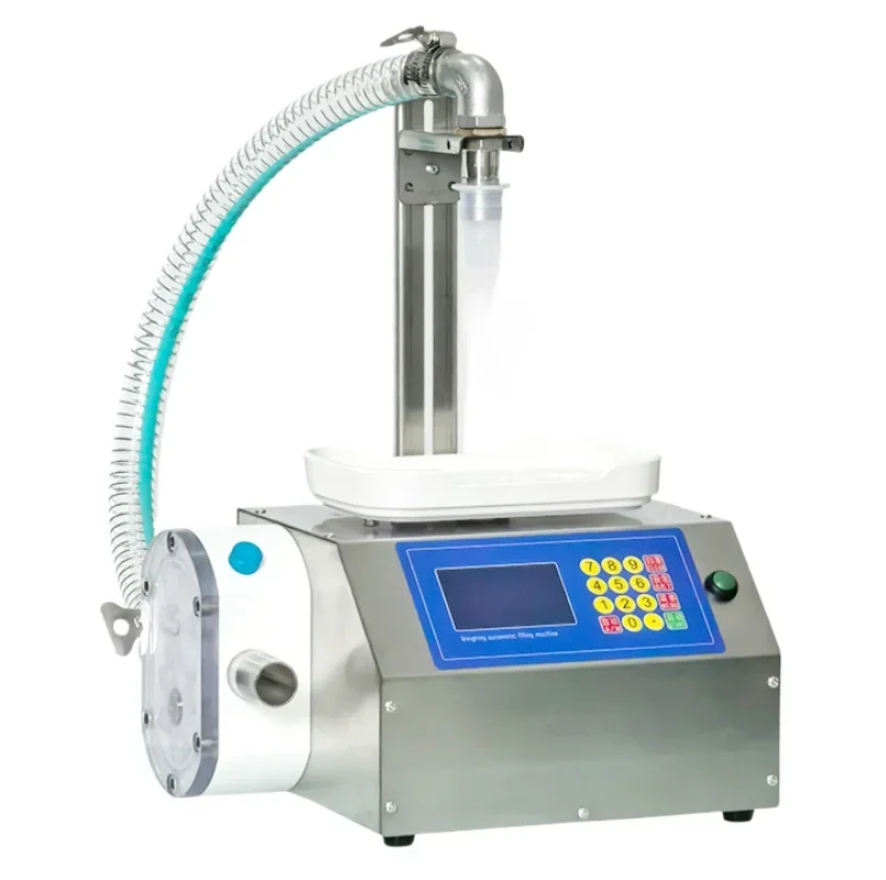 220V/110V Flow Weighing Type Fully Automatic Dispensing Filling Machine Honey Sesame Sauce Edible Oil Glue Viscous Liquid CSY-A3