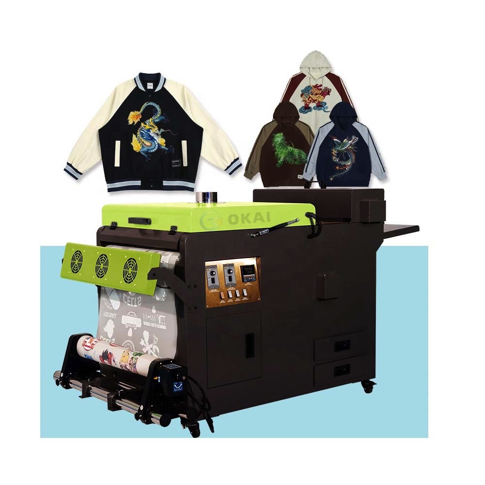 OKAI Printer Dtf I3200 Digital Transfer Film panas Pet Film Dtf Printer mesin cetak Dtf Printer 60cm