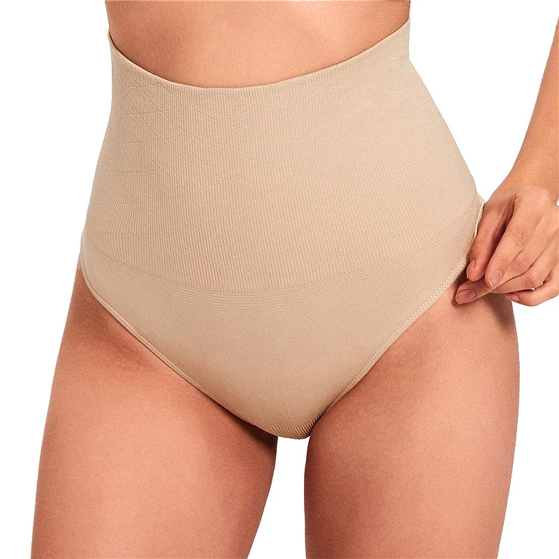 Bragas con Control de barriga de cintura alta para mujer, Tanga, moldeador de bragas, ropa interior adelgazante, levantador de glúteos, moldeador de vientre, moldeador de cuerpo breve