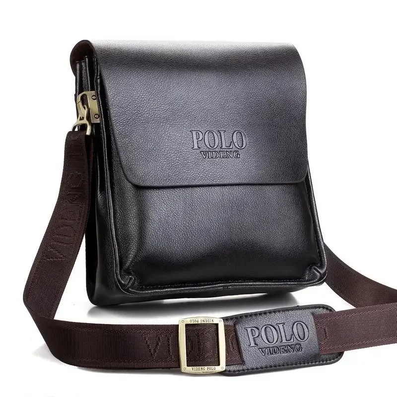 La borsa a tracolla singola da lavoro per il tempo libero Polo borsa verticale da uomo tendenza borsa a tracolla inclinata