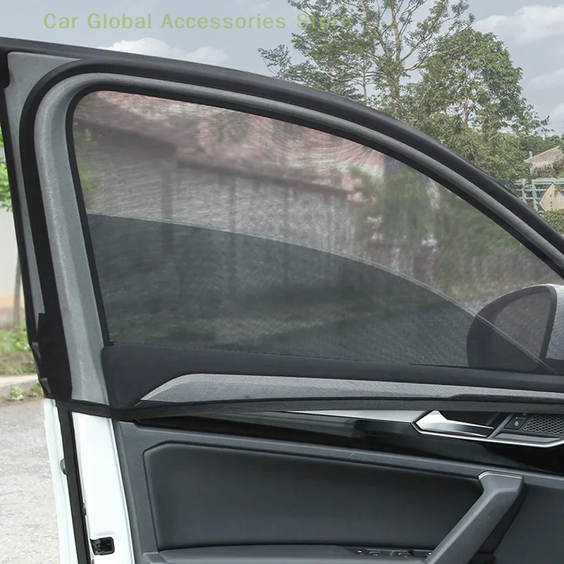 Auto Fenster Net Auto Mit Dem Auto Sonnenschirm Anti-mücken Insekten Belüftung Atmungsaktive Schattierung Kühlung Auto Tür Bildschirm Fenster