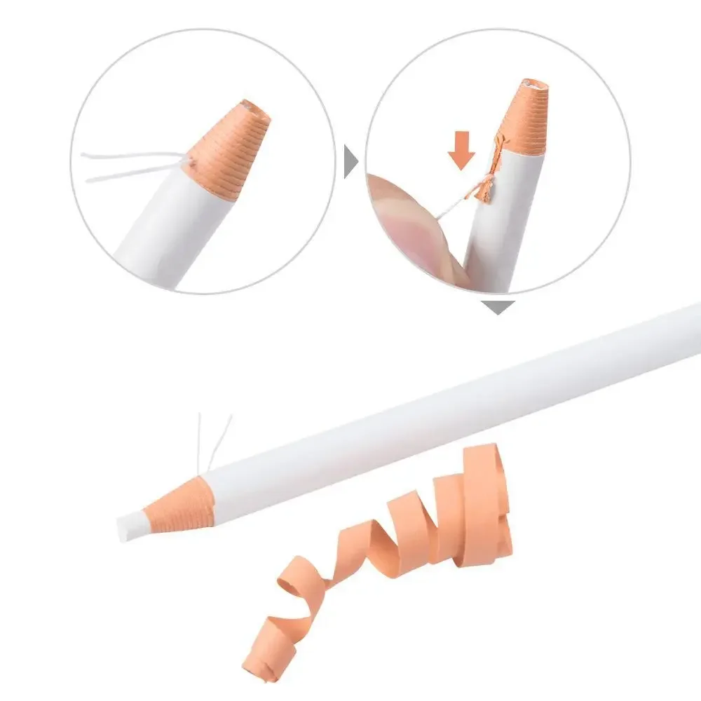 1 stücke Weiß Augenbraue Bleistift Wasserdicht Microblading Peel-off Wasser-Beständig Augenbraue Eyeliner Lidschatten Make-Up Position Werkzeuge