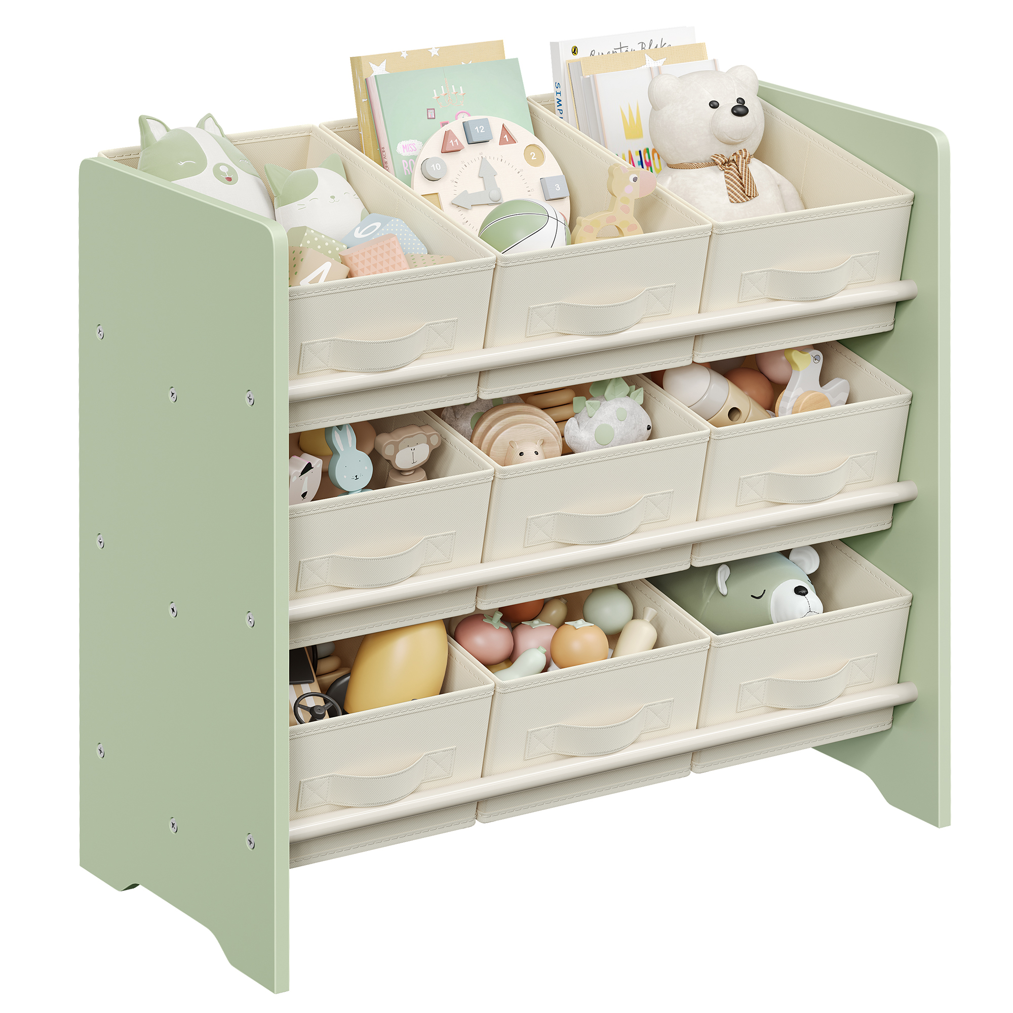 Petit meuble de rangement en T non tissé pour chambre d'enfant, lit Laurie, 29,5x62,5x60 cm