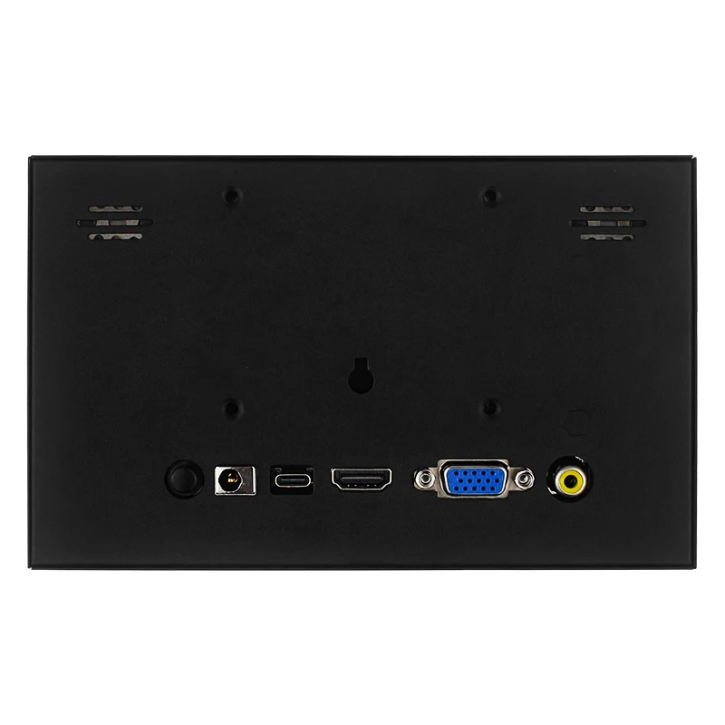7 Inch Portable Monitor 1024x600 IPS LCD HDMI-compatible VGA AV Input DC Type C Power  Screen for PC Laptop Camera TV Box DVD