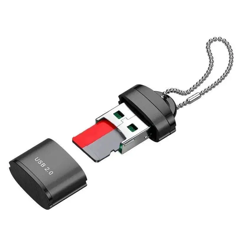 Czytnik kart Micro SD TF USB 2.0 Mini Czytnik kart pamięci do telefonów komórkowych Szybki adapter USB do laptopów Akcesoria komputerowe