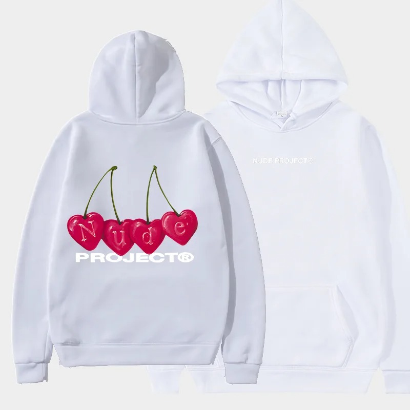 Nude Project dunne dameshoodie, merksweatshirts, Y2K Clo