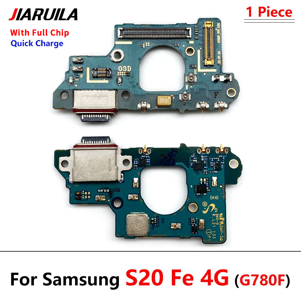 新しい USB 充電器充電ポートドックコネクタマイクボードメインケーブル交換サムスン S20 Fe 4 グラム G780F / 5 グラム G781V