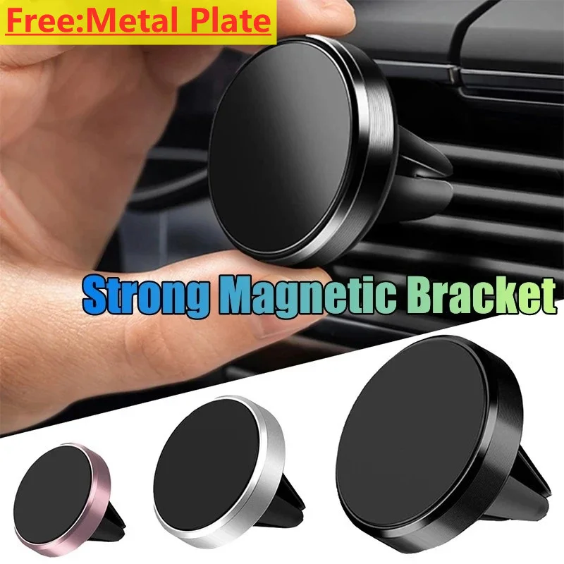 Magnetische Auto Telefoon Houder Mount Air Vent Smartphone Mobiele Stand Beugel Cel Gps Ondersteuning In Auto Voor Iphone Xiaomi Mi Samsung Lg